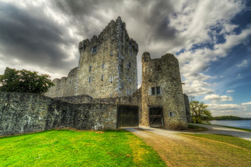 Fototapeta na wymiar Ross Castle near Killarney, Co. Kerry Ireland