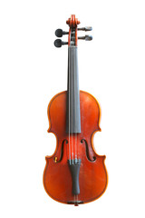 Fototapeta na wymiar wooden cello isolated on white background