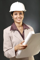 Young Indian female architect
