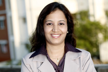 Portrait of smiling  Indian businesswoman