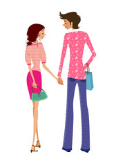 Couple holding hand together