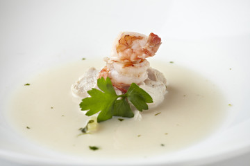 thai chicken and shrimp soup