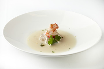 thai chicken and shrimp soup