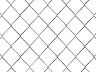 chicken wire isolated on a white background