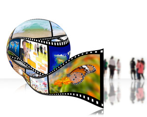 3D film strip images,Photo World