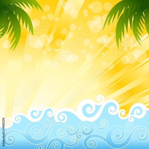 "Summer Vector Background" Stock image and royalty-free vector files on