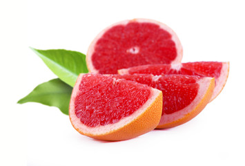 Fototapeta na wymiar Grapefruit with segments