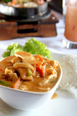 yellow curry chicken