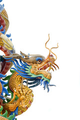Chinese style dragon statue