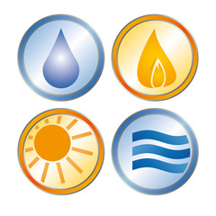 Sanitär Klimatechnik Solar Klempner Heizung Logo mit QXP9 Datei