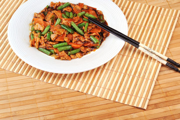 chicken with vegetables