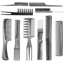 collection of combs