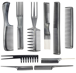collection of combs