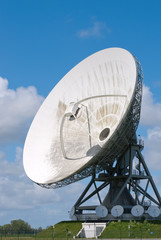 Satellite disc an blue sky