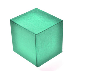 green box isolated