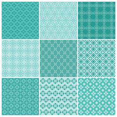 Seamless backgrounds Collection - Vintage Tile - for design and