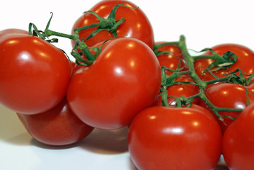 Fresh darkred tomatoes