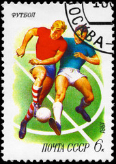 USSR - CIRCA 1981 Soccer