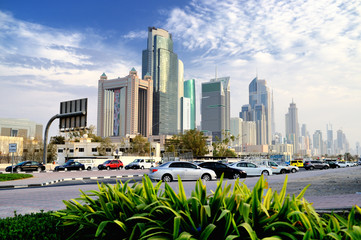 Fototapeta na wymiar Dubai. World Trade Center