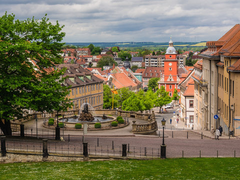 Blick auf Gotha in Th&uuml;ringen.