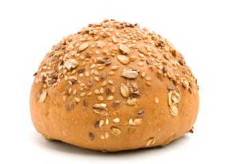 Fresh bread with seeds
