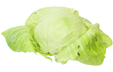 Cabbage isolated on a white background