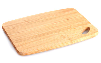cutting board isolated on white