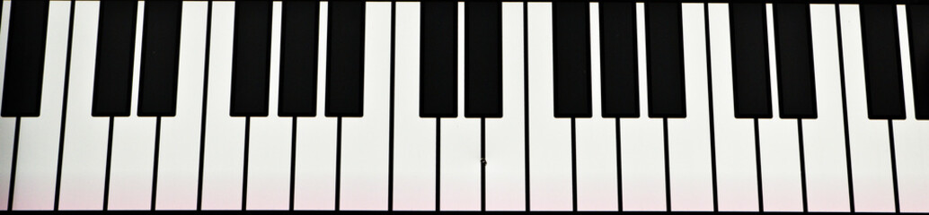 Naklejka premium piano keys