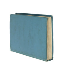 Blue book Isolated on white Background