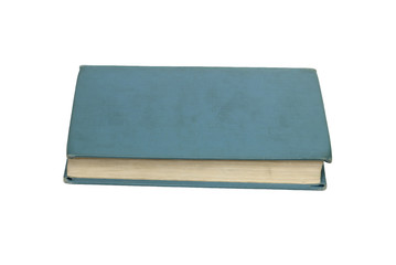 Blue book Isolated on white Background