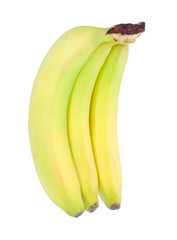 bananas isolated on white background + Clipping Path