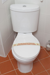 White toilet