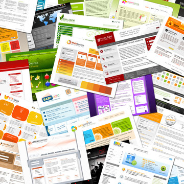 Webdesign, Templates, Werbung, Pr&auml;sentation, Design, Auswahl