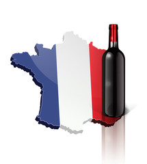 consommation et production de vin rouge en France