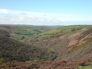 Doone Valley from County Gate, Exmoor