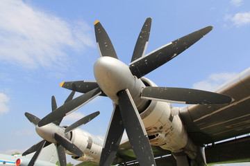 Old plane engine