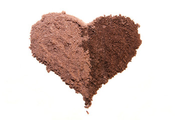 eyeshadows heart