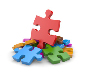 Obraz premium Jigsaw puzzles