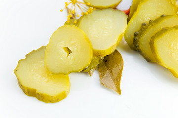 preserved  cucumbers