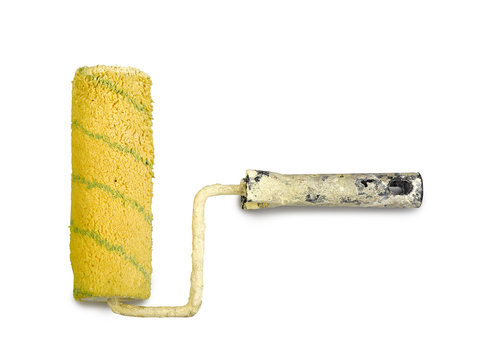 paint roller isolated