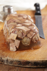 Beef tongue in aspic