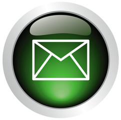 Bouton enveloppe vert