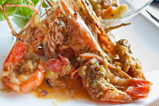 gambas &agrave; la cr&eacute;ole