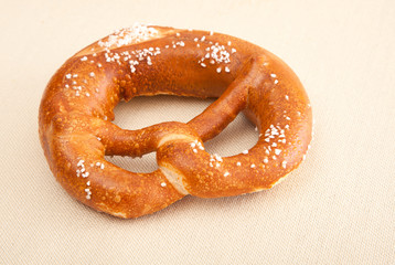 fresh German pretzel (Bretzel)