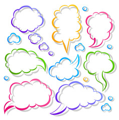 Speech bubbles line