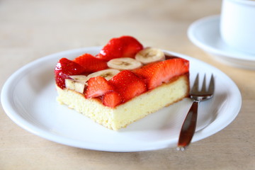 Erdbeerkuchen