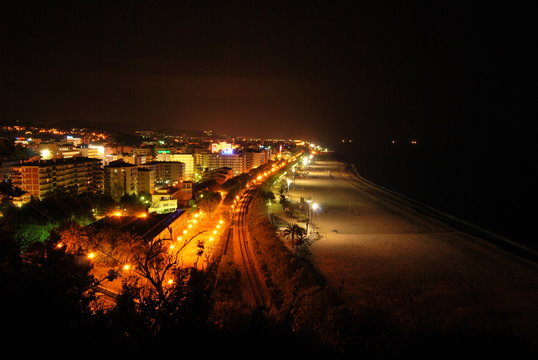 Calella night view 2
