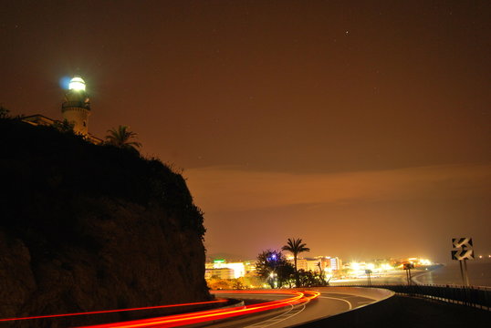 Calella light house car