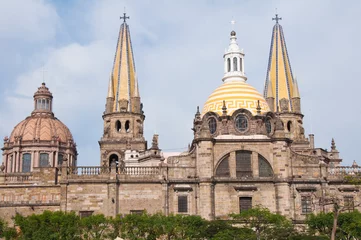 Gordijnen Guadalajara cathedral, Jalisco (Mexico) © Noradoa