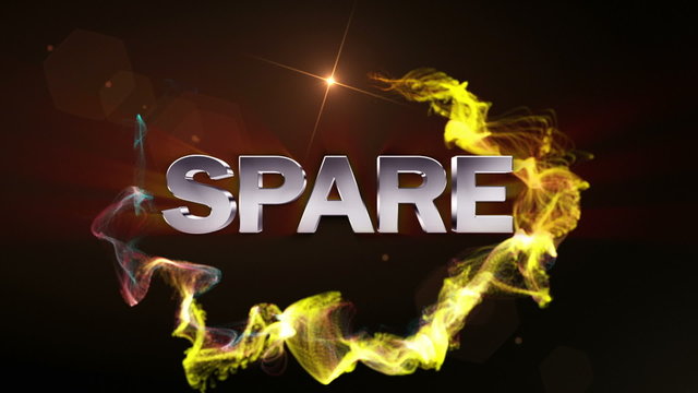 SPARE Text in Particle (Double Version) - HD1080